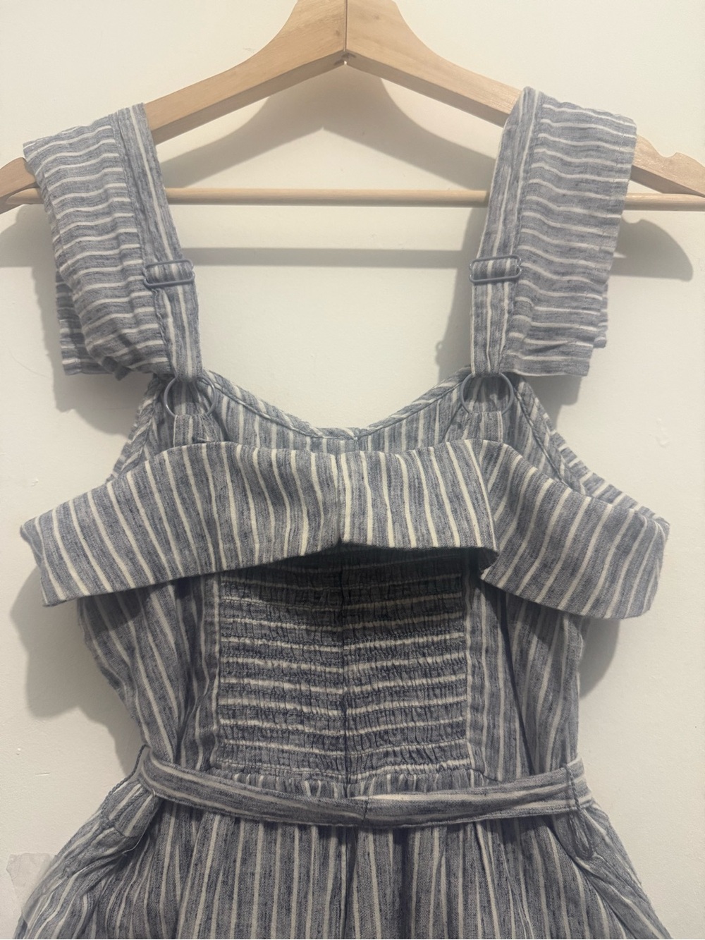 American Eagle Striped Wide Leg Jumpsuit Size 4 - Picture 5 of 8